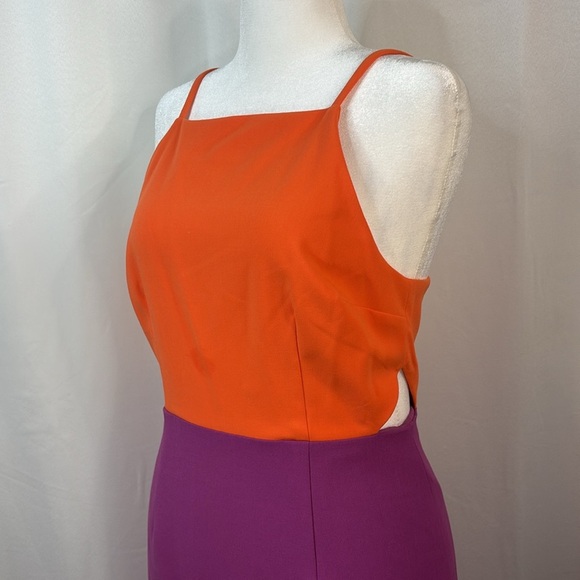 French Connection Color Block Dress with Sie Cutouts-NWT -10 - Picture 5 of 14